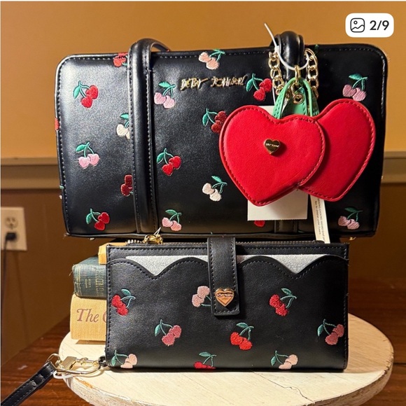Betsey Johnson Handbags - NWT Betsey Johnson Cherry Bag & Matching Wristlet SET